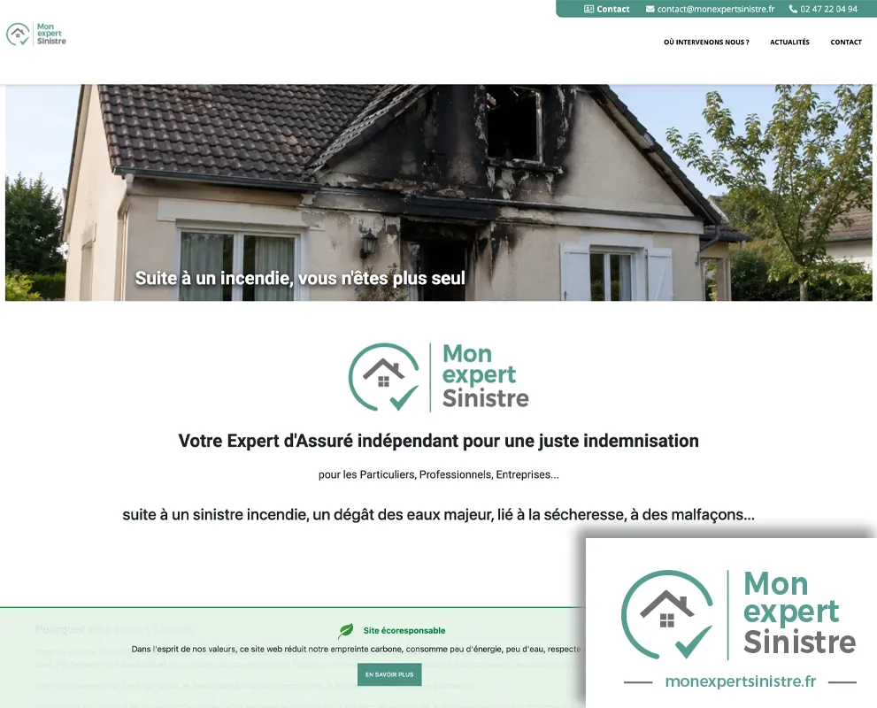 Un nouveau site web dédié aux particuliers, professionnels et entreprises | Actu Mon Expert Sinistre expert d'assuré pour vous garantir une juste indemnisation