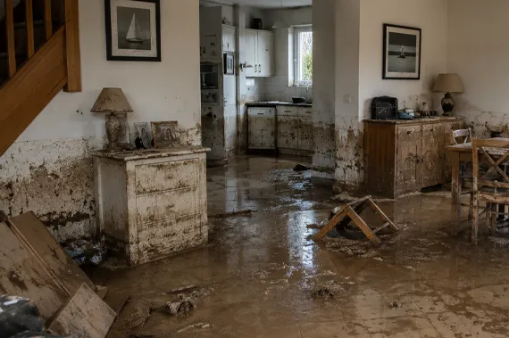 Image sinistre inondation maison Mon Expert Sinistre expert d'assuré pour vous garantir une juste indemnisation après un incendie en Touraine et sur les départements limitrophes 